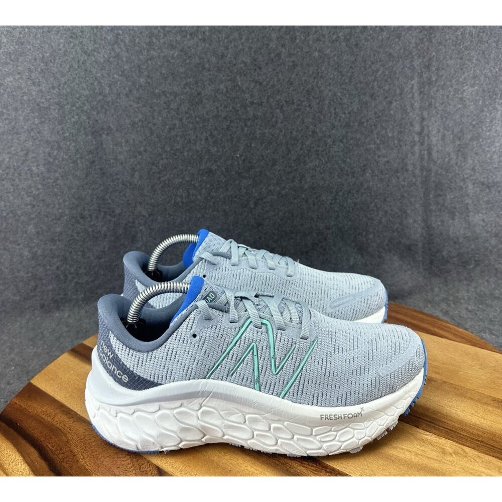 New Balance Light Blue and White Fresh Foam Running Sneakers
